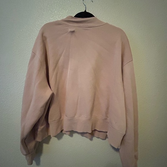 Nike plus tan crop quarter zip - Picture 2 of 2